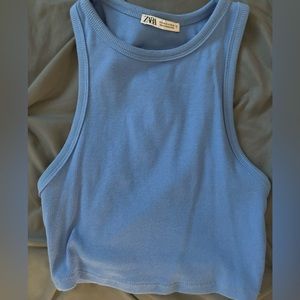 zara cropped tee size small/medium